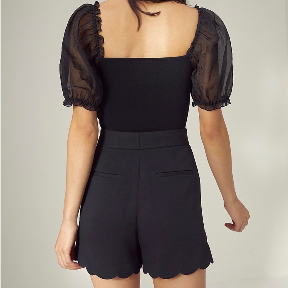 Wilfred Scallop Short -black size 0 - Picture 2 of 10